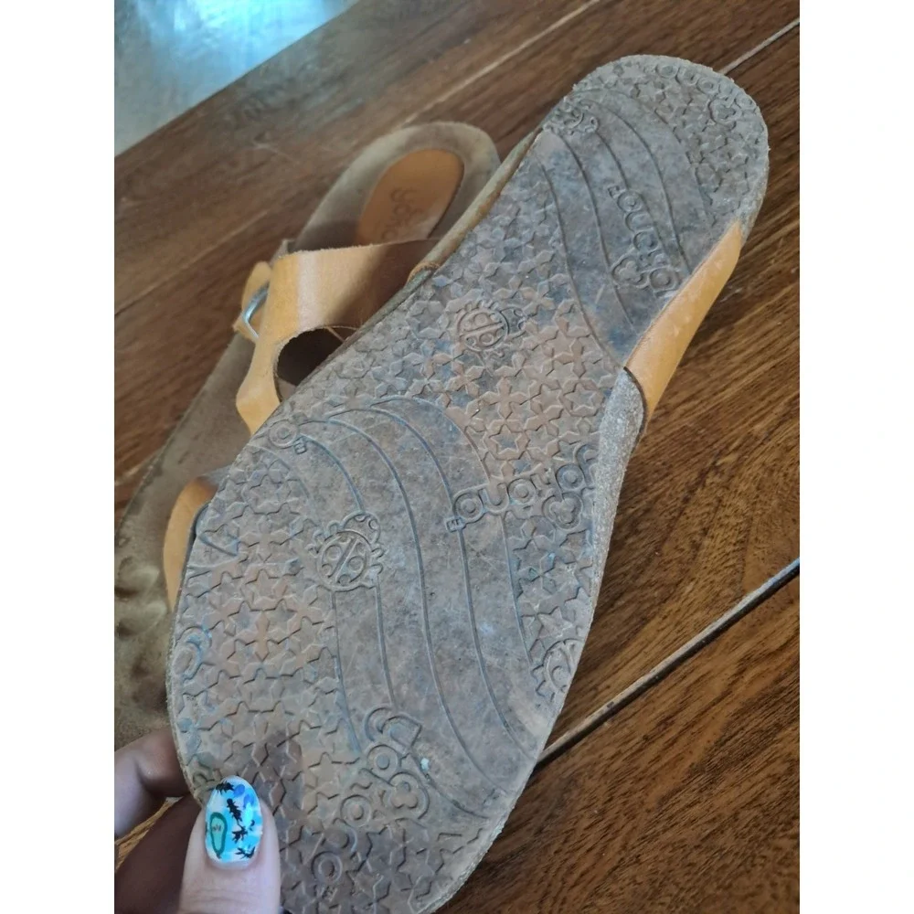 Yokono Sandals 9 Leather Upper Cork Sole